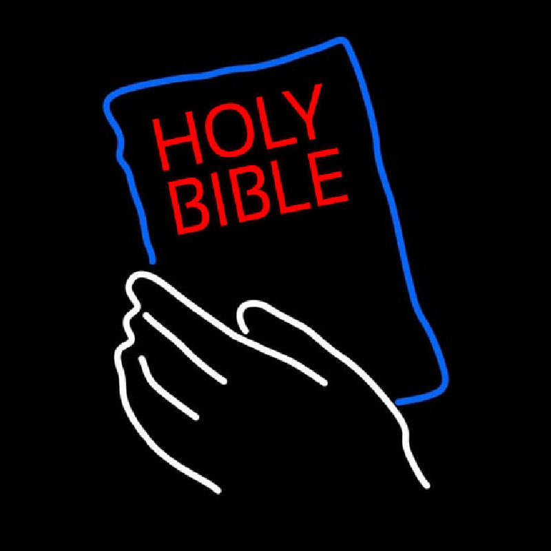 Holy Bible Neonreclame