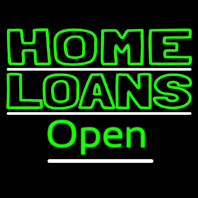 Home Loans Open Neonreclame