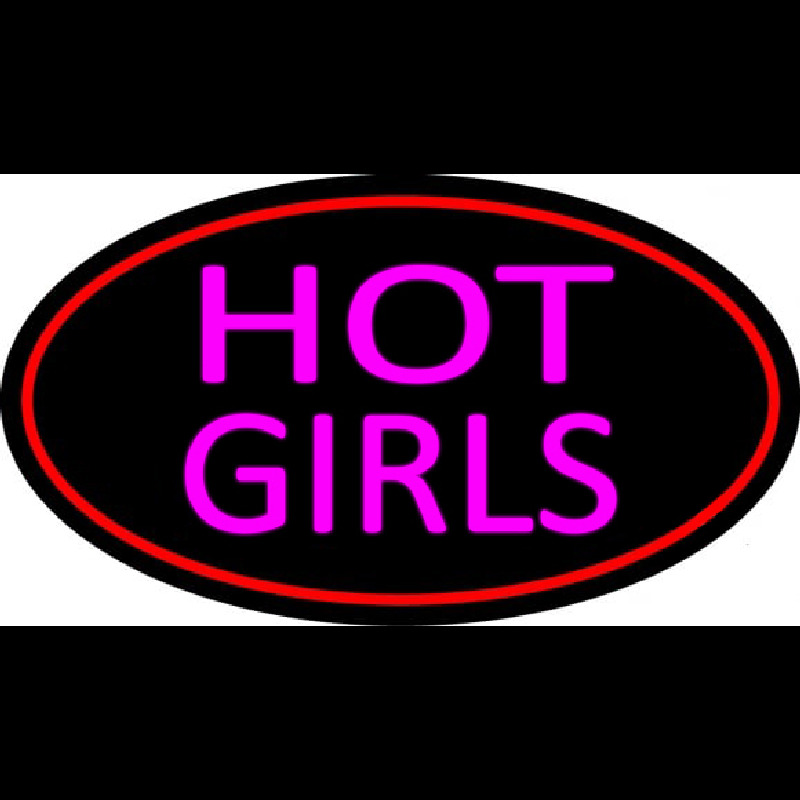 Hot Girls With Red Border Neonreclame