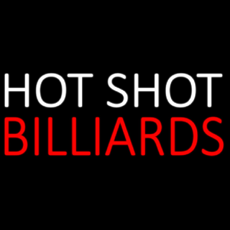 Hot Shot Billiards 2 Neonreclame