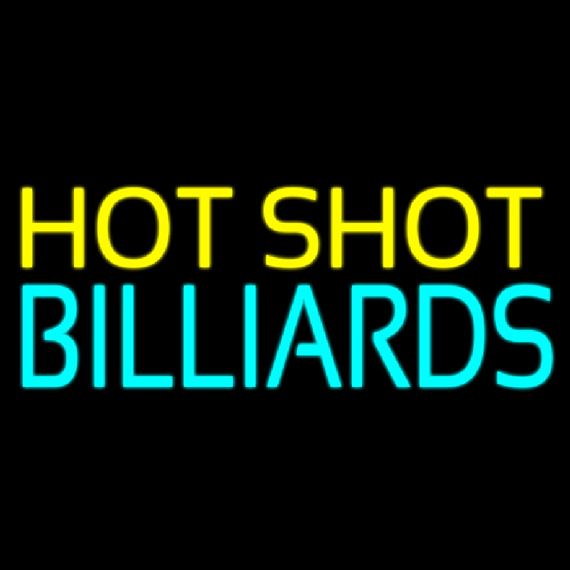 Hot Shot Billiards 3 Neonreclame