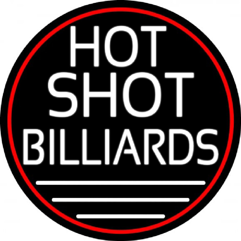 Hot Shot Billiards 5 Neonreclame