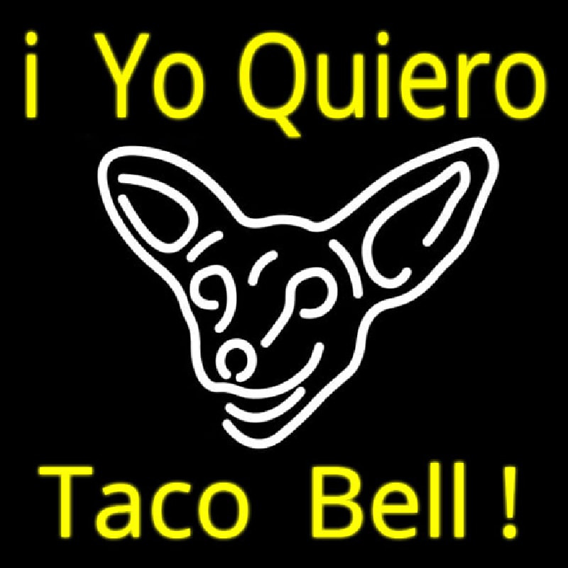 I Yo Quiero Taco Bell Neonreclame