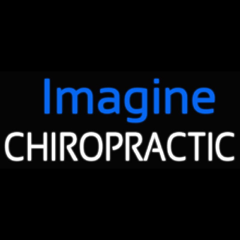 Imagine Chiropractic Neonreclame