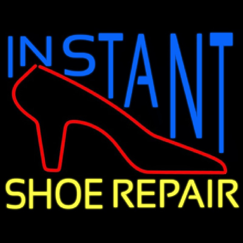 Instant Shoe Repair Neonreclame