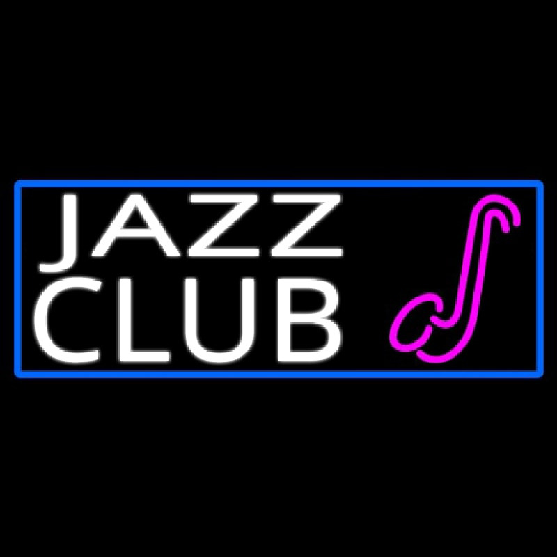 Jazz Club With Sa ophone Neonreclame