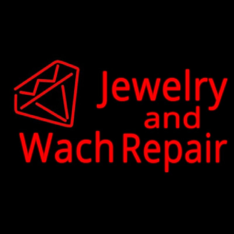 Jewelry And Watch Repair Diamond Logo Neonreclame