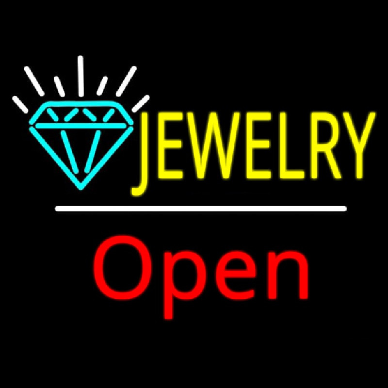 Jewelry Logo Open Neonreclame