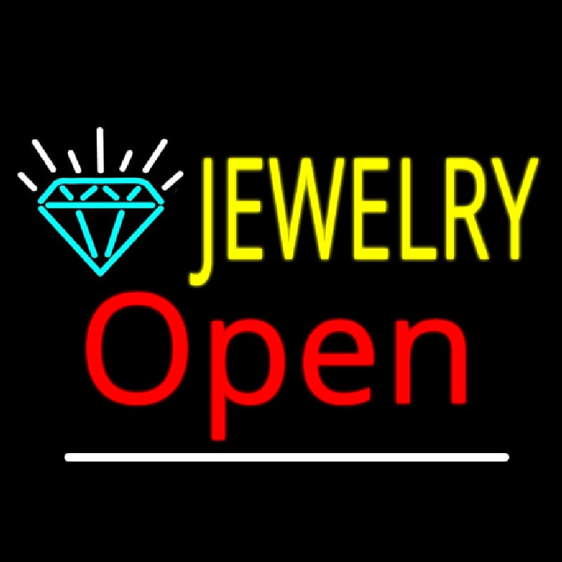 Jewelry Open Logo Neonreclame