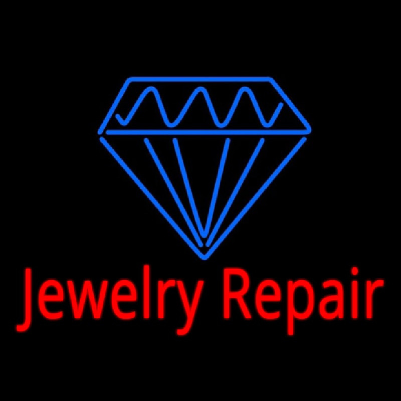 Jewelry Repair Cursive Neonreclame