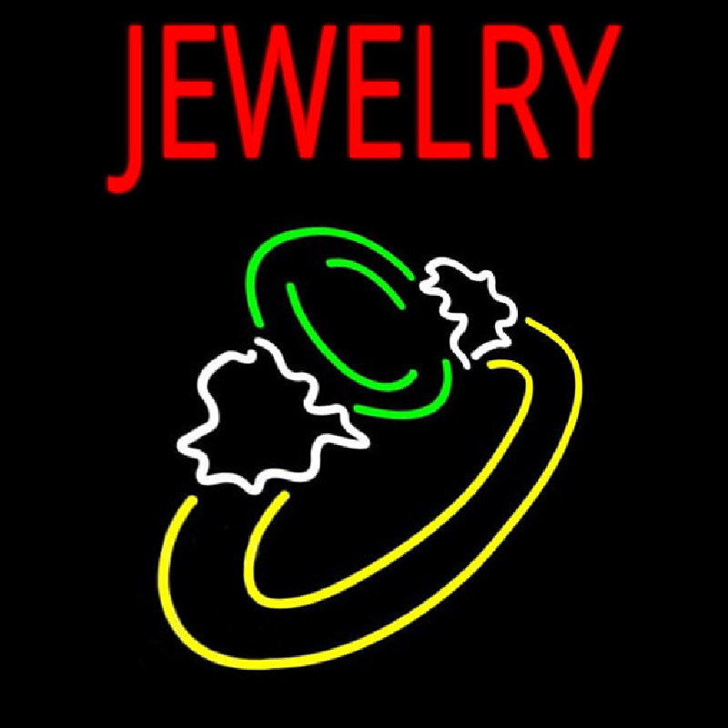 Jewelry Ring Logo Neonreclame