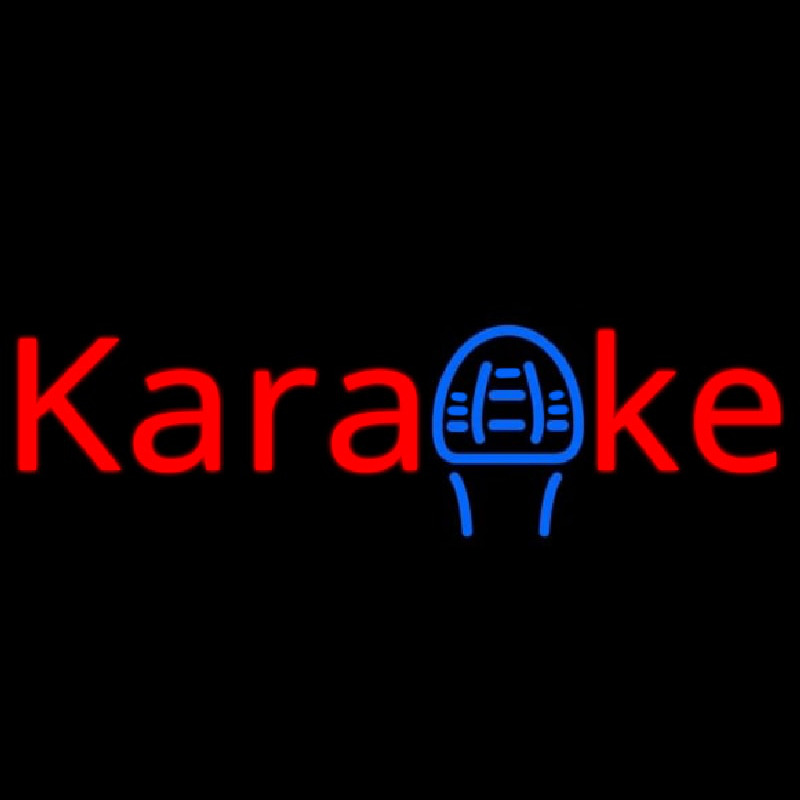 Karaoke Mike 1 Neonreclame