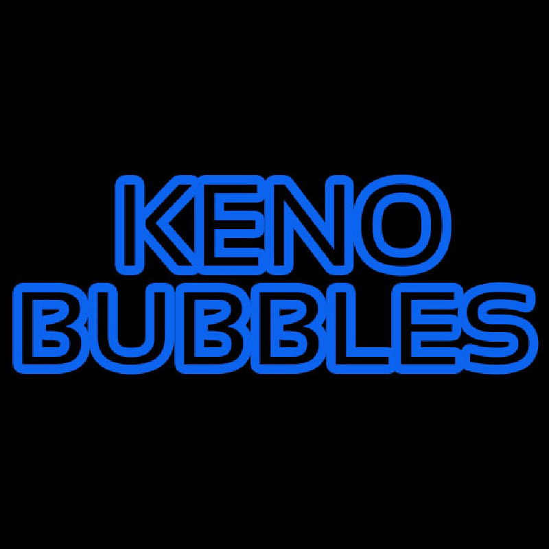 Keno Bubbles 2 Neonreclame