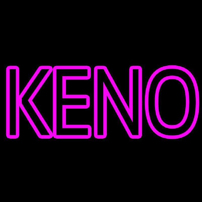 Keno With Outline Neonreclame