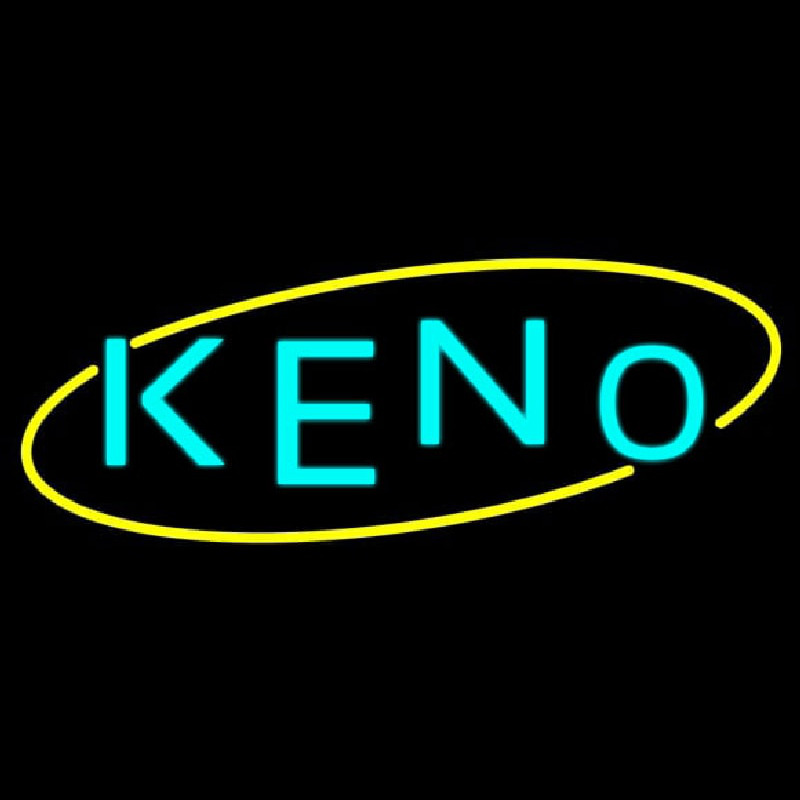 Keno With Oval 1 Neonreclame