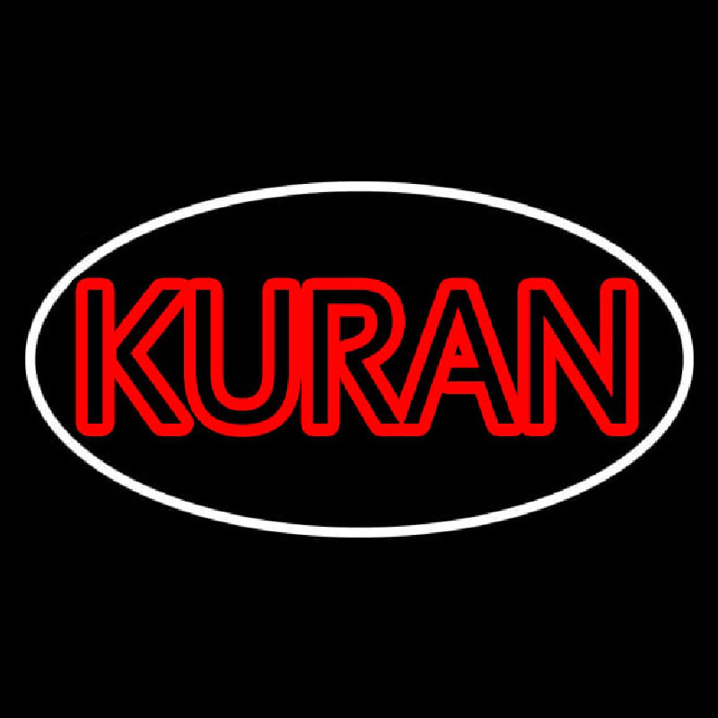 Kuran With Border Neonreclame