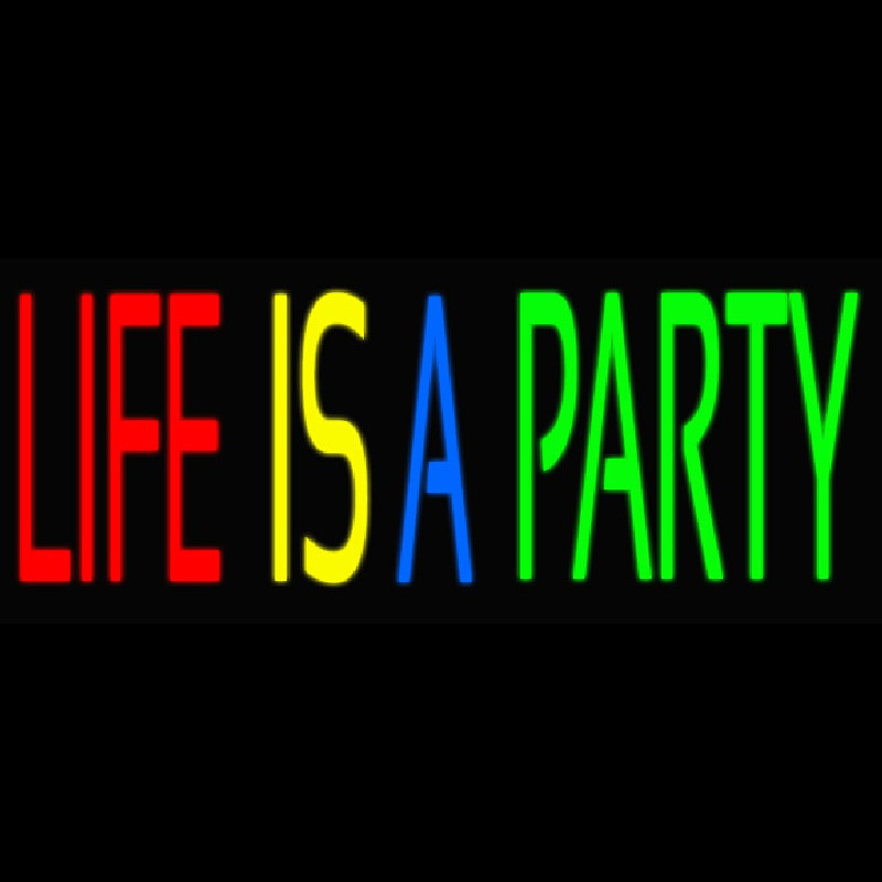 Life Is A Party 2 Neonreclame