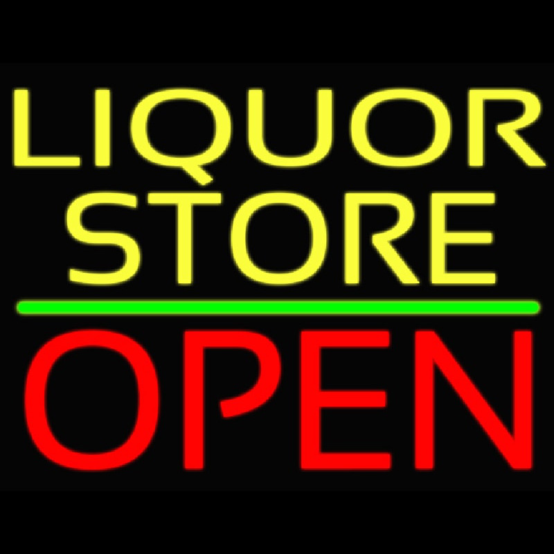 Liquor Store Open 1 Neonreclame