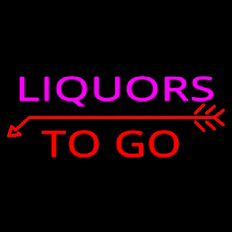 Liquors To Go Neonreclame