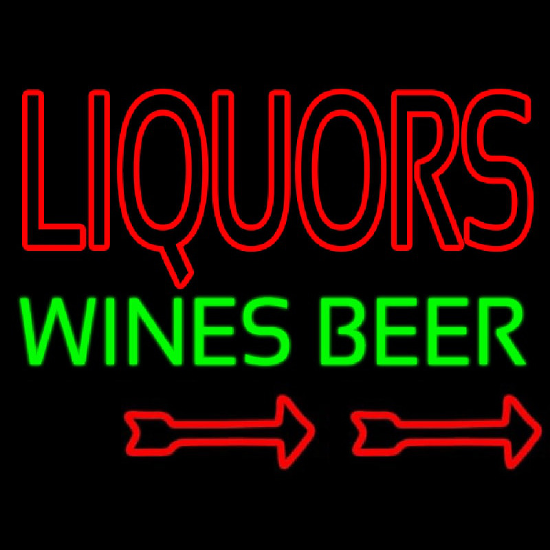 Liquors Wines Beer Neonreclame