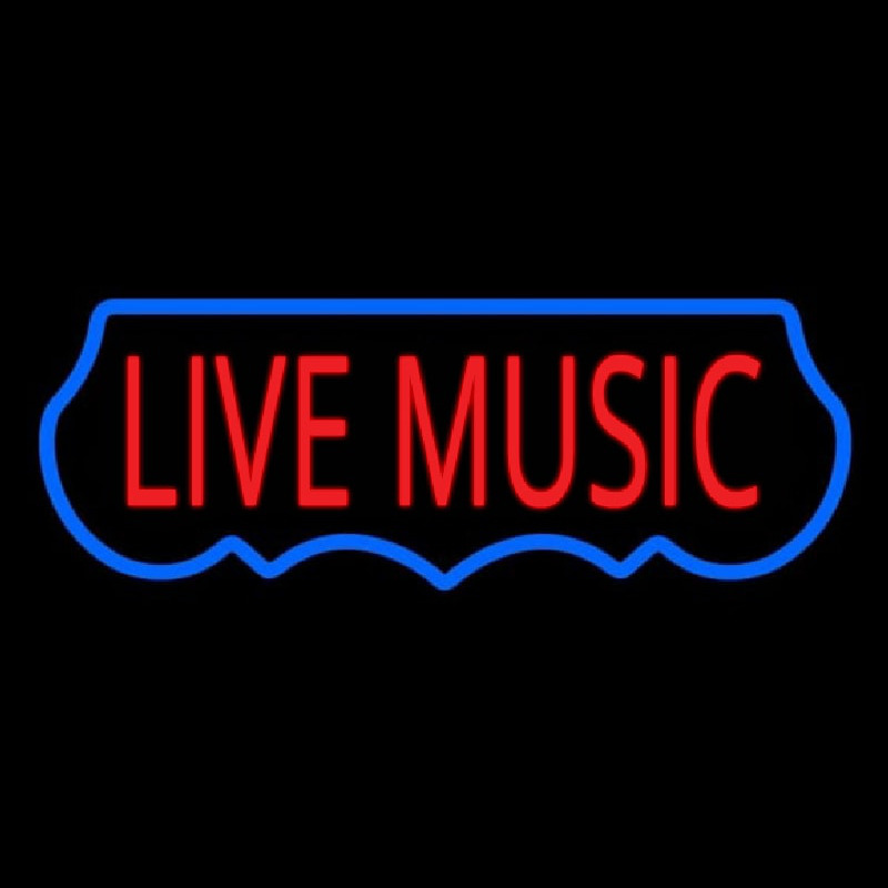 Live Music Red 2 Neonreclame