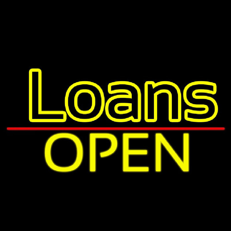 Loans Open Neonreclame