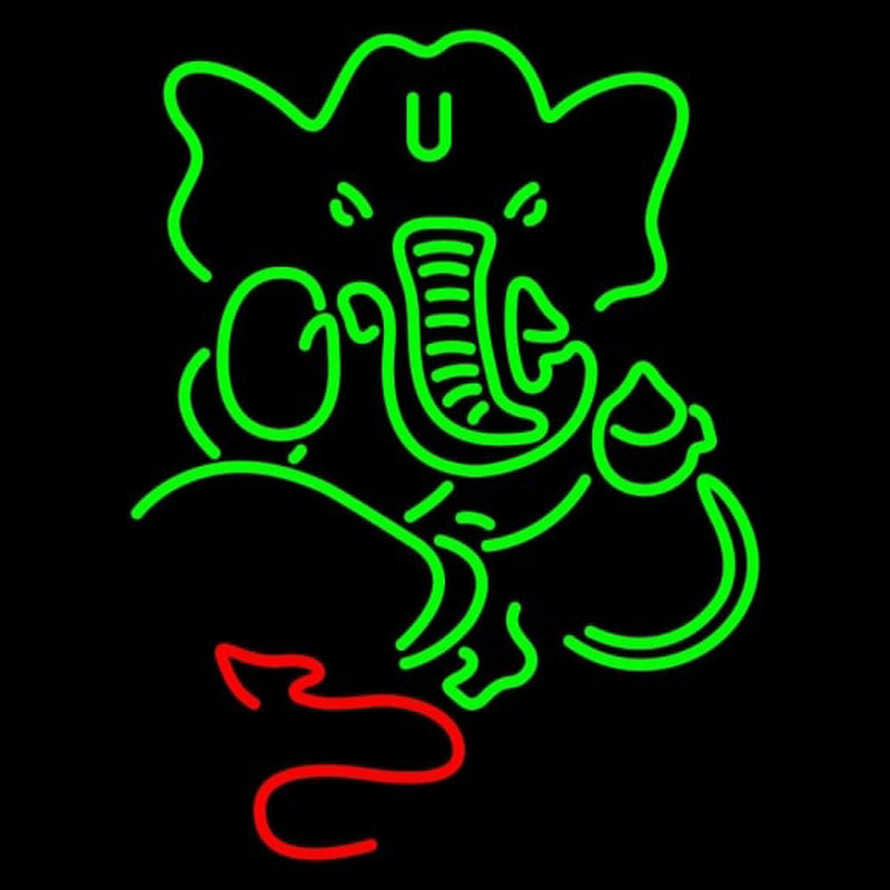 Lord Ganesha Neonreclame