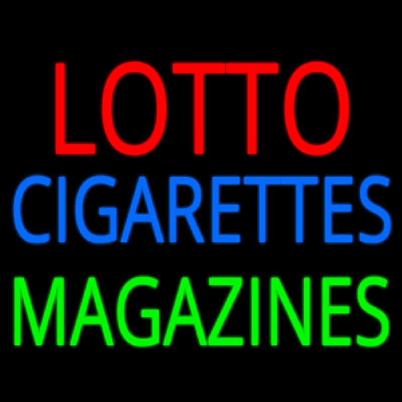 Lotto Cigarettes Magazines Neonreclame