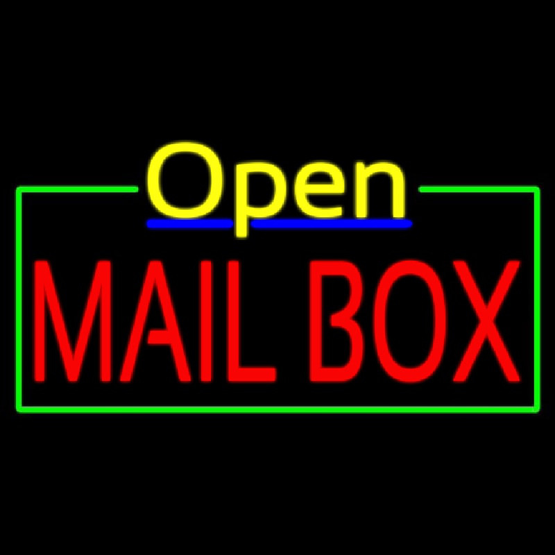 Mailbo  Open Neonreclame