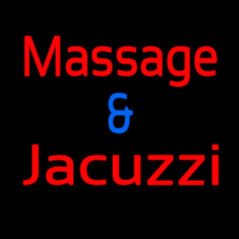 Massage And Jacuzzi Neo Sign Neonreclame