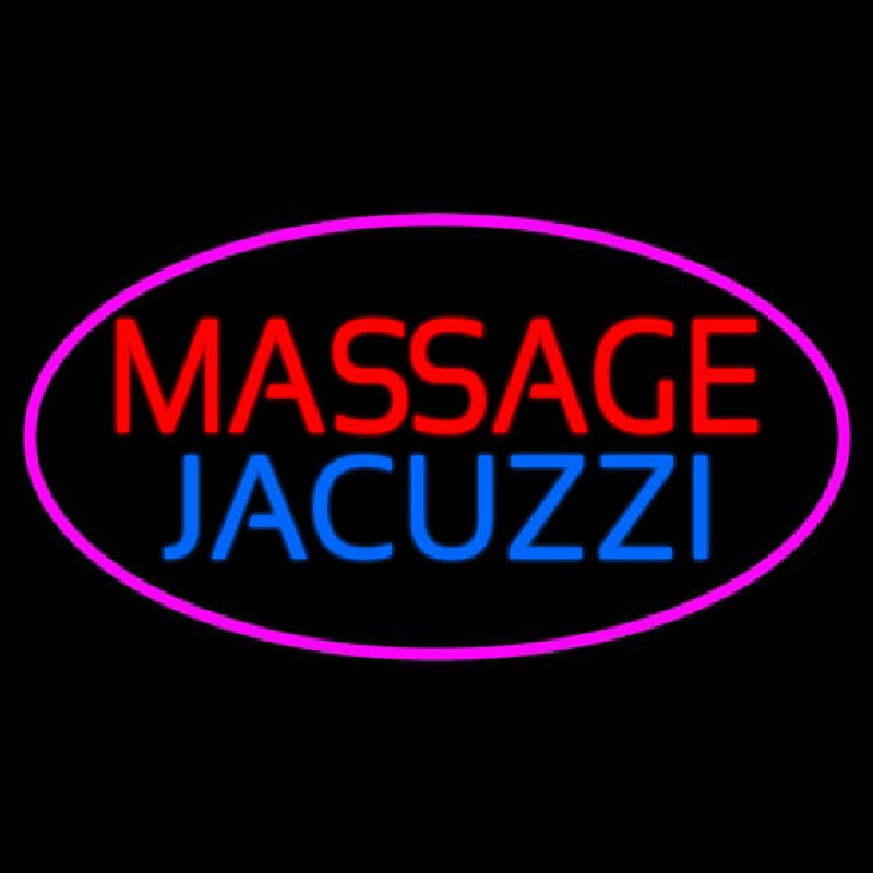 Massage And Jacuzzi Neonreclame