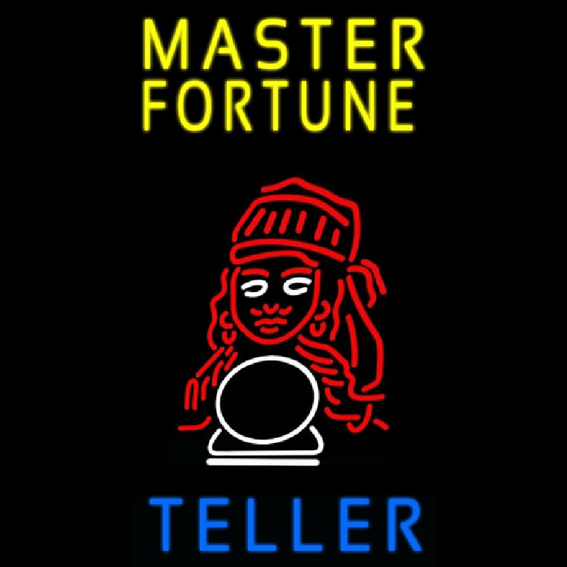 Master Fortune Teller Neonreclame