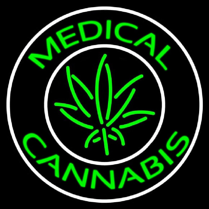 Medical Cannabis With Logo Neonreclame