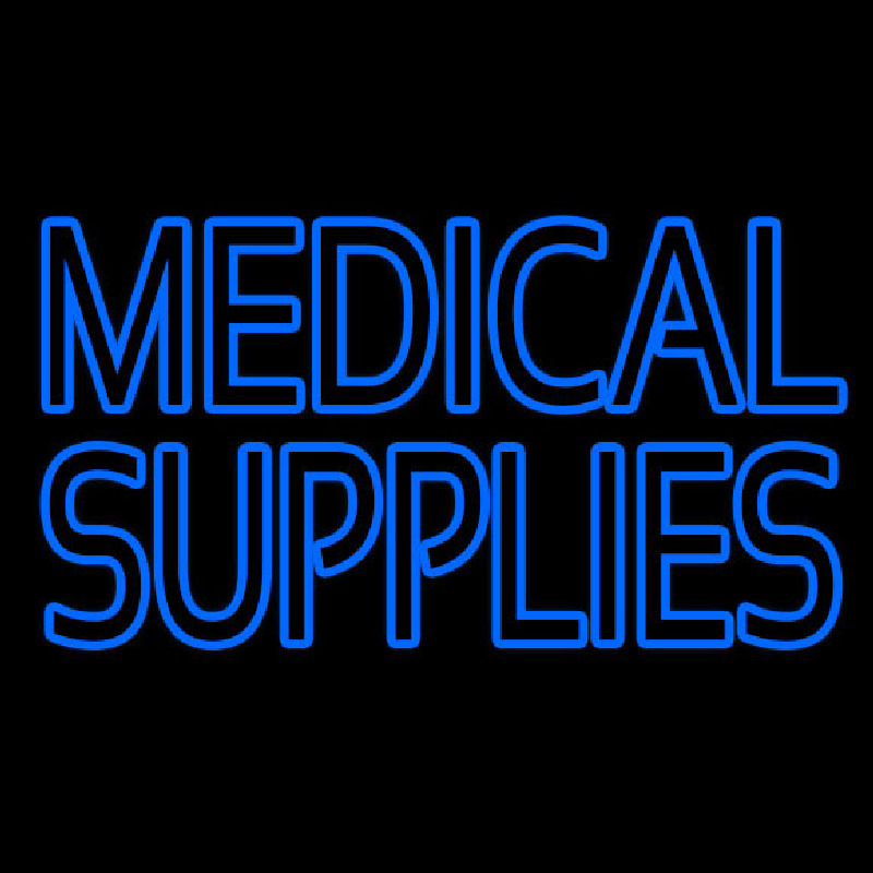 Medical Supplies Neonreclame