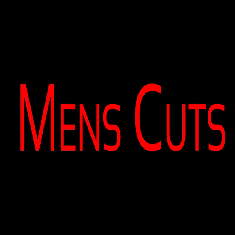 Mens Cuts Neonreclame