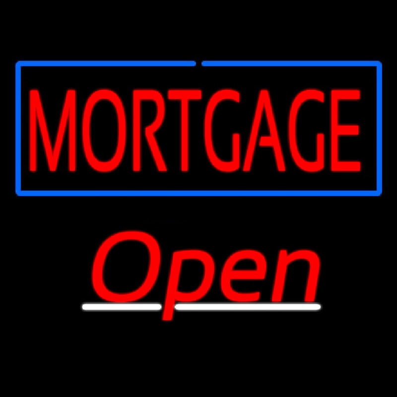 Mortgage Open Neonreclame