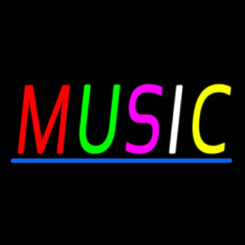 Multicolored Music 2 Neonreclame