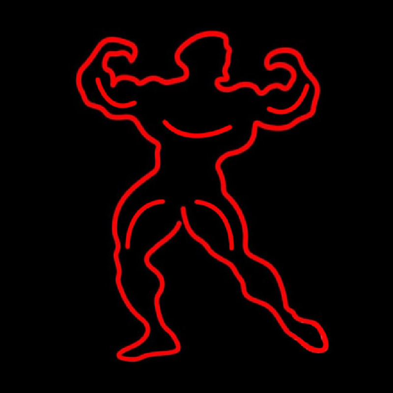 Muscle Man Neonreclame