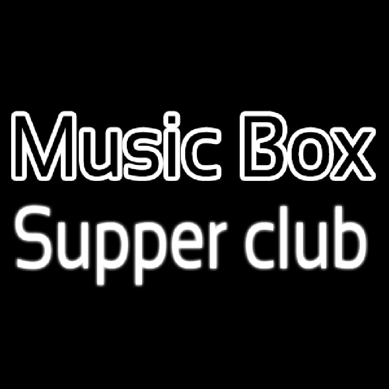 Music Bo  Supper Club Neonreclame