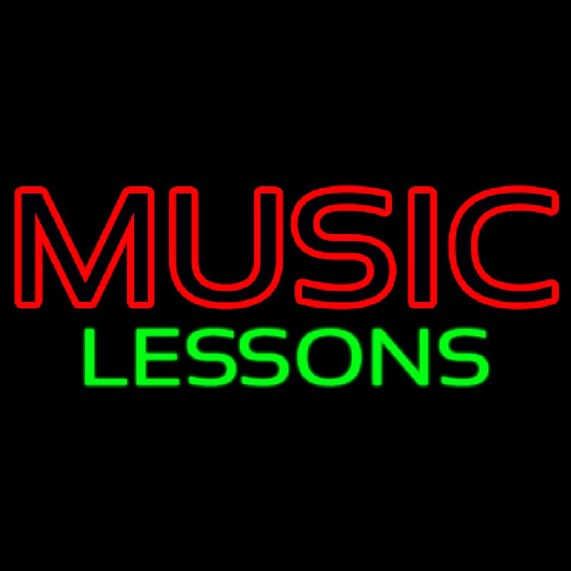 Music Lessons Neonreclame