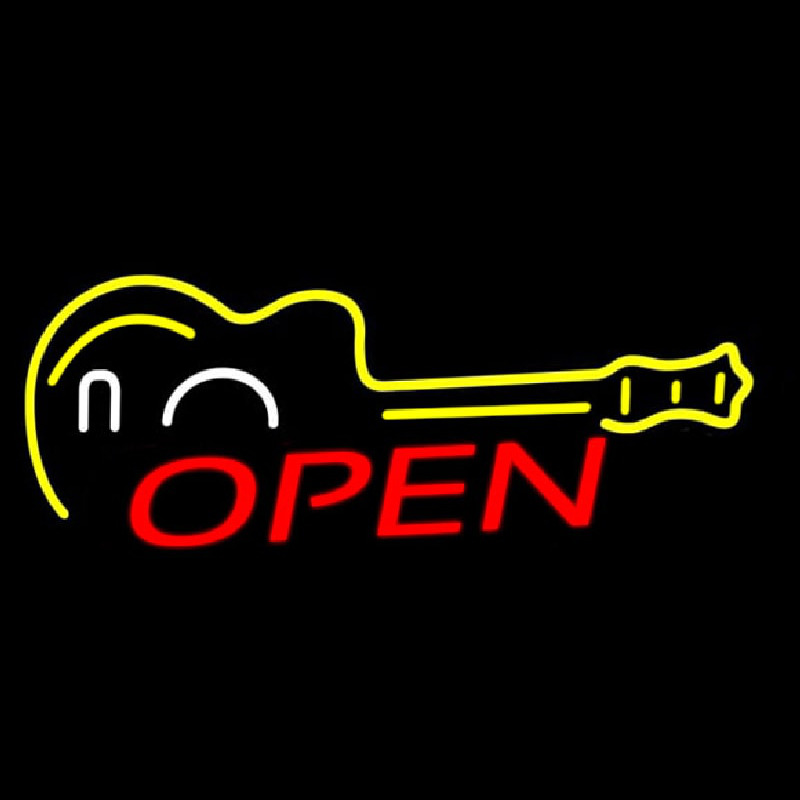 Music Open Neonreclame