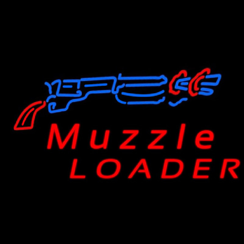 Muzzle Loader Neonreclame