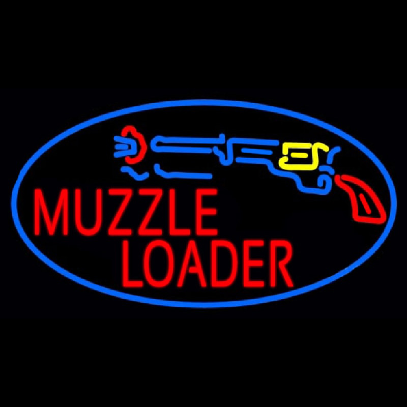 Muzzle Loader Neonreclame