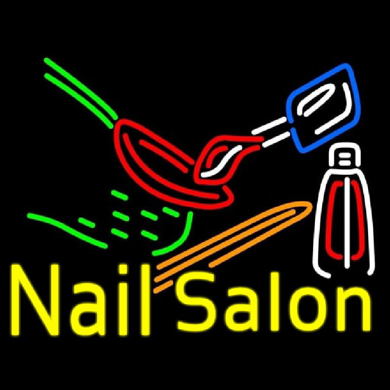 Nail Salon Logo Neonreclame