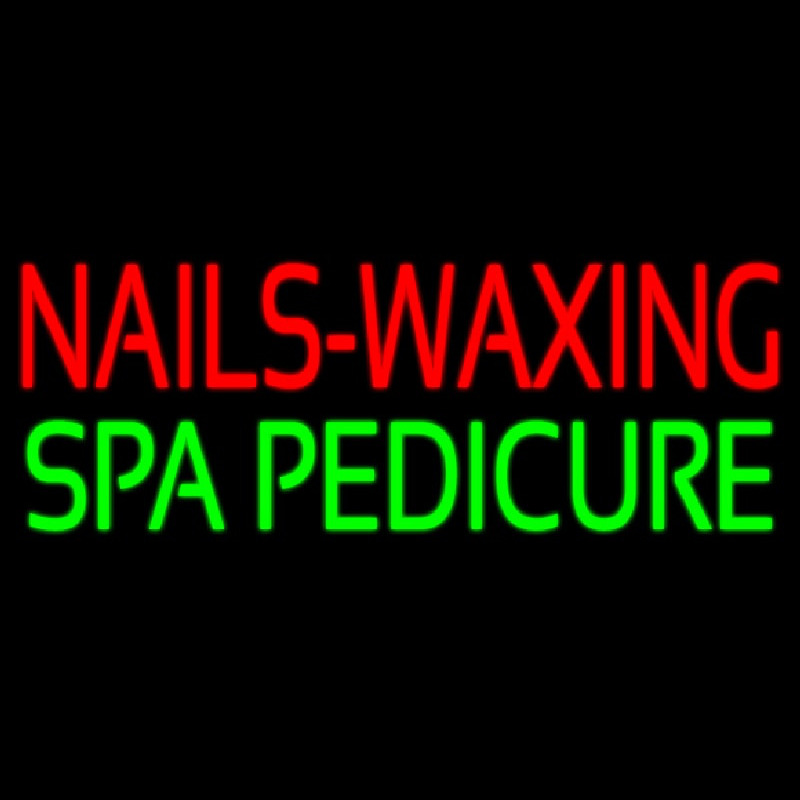 Nails Wa ing Spa Pedicure Neonreclame