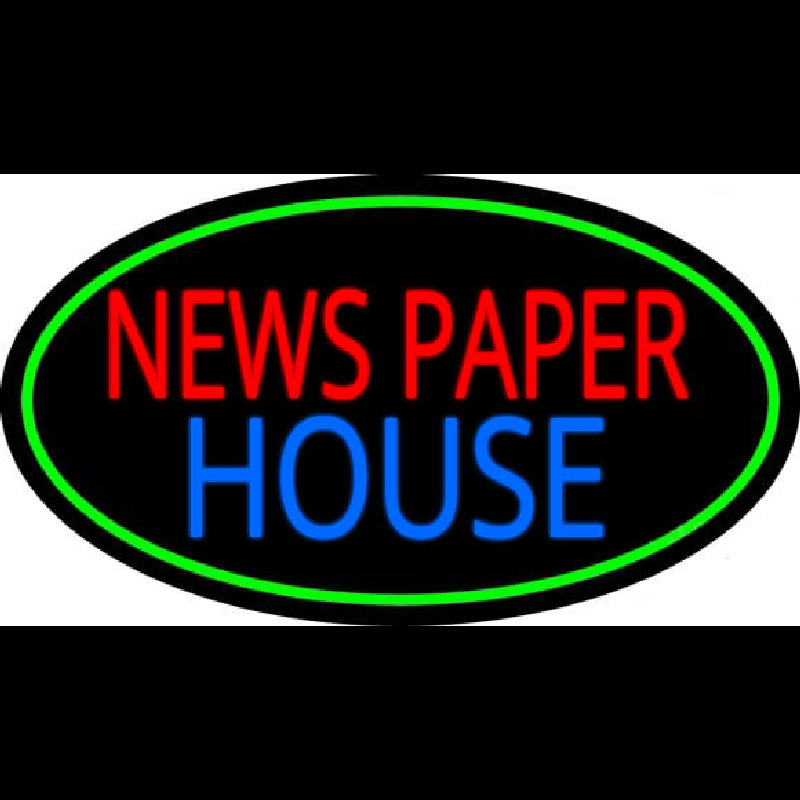 Newspaper House Neonreclame