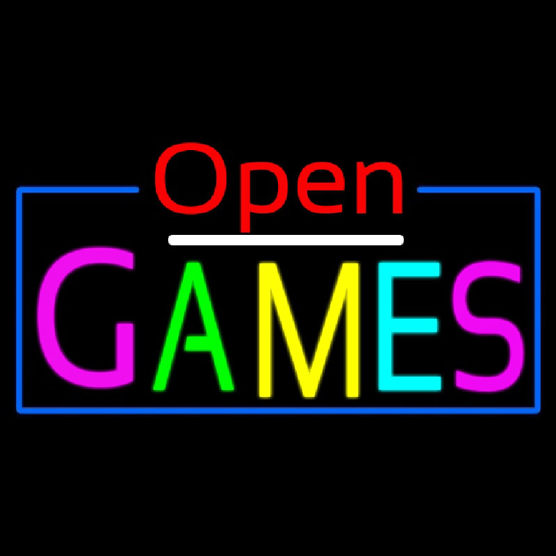 Open Games Neonreclame