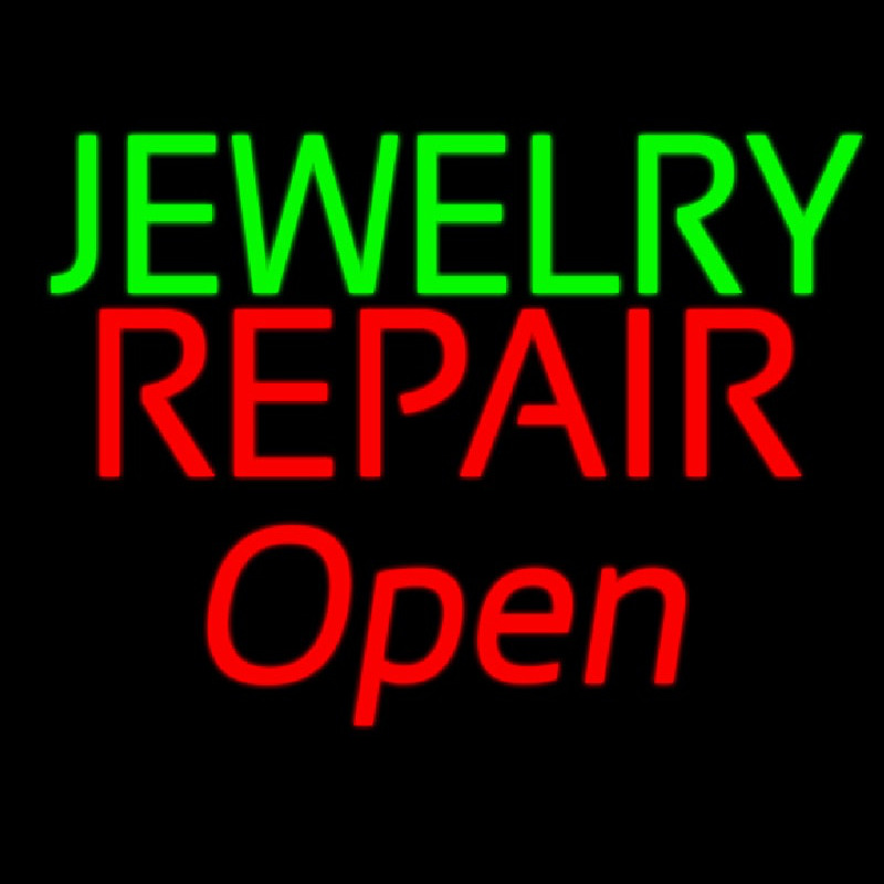 Open Jewelry Repair Neonreclame