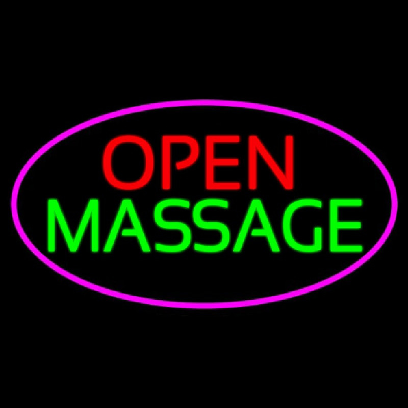 Open Massage Neonreclame