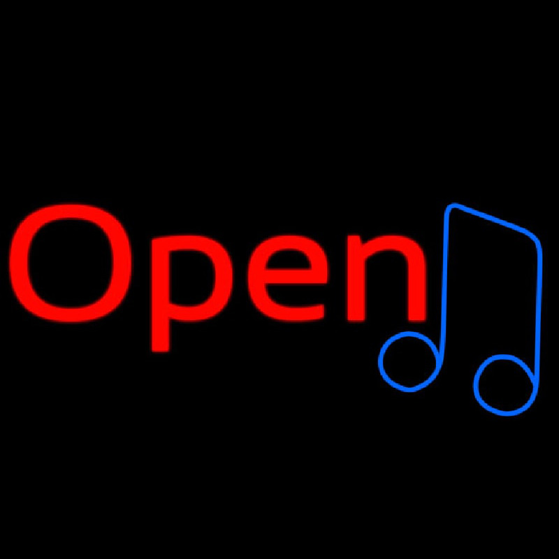 Open Music Tone Neonreclame